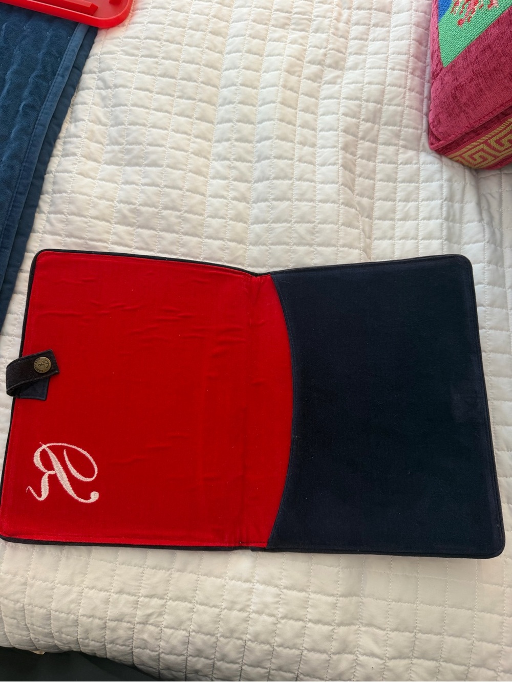 Needlepoint IPad Case “R” - Picture 3 of 3